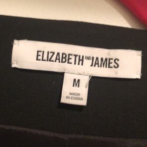 Elizabeth and James black blazer/coat Med
